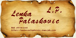 Lenka Palasković vizit kartica